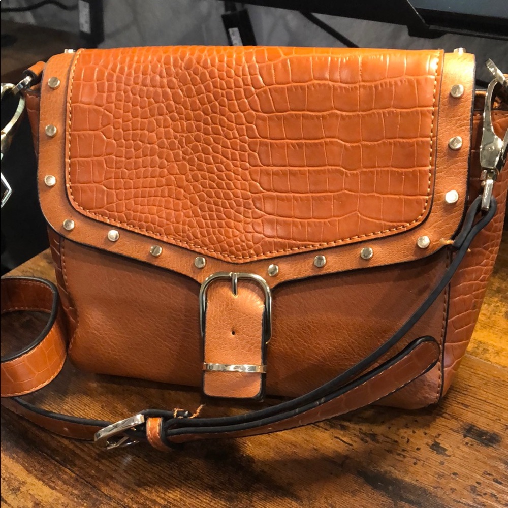 TopShop faux leather crossbody bag
